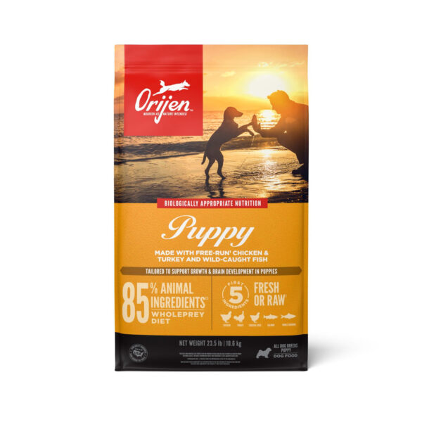 Orijen Biologically Appropriate Grain-Free Chicken Fish Puppy Dry Dog Food 23.5lb