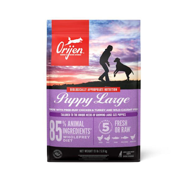 Orijen Biologically Appropriate Grain-Free Chicken Fish Large Breed Puppy Dry Dog Food 13lb