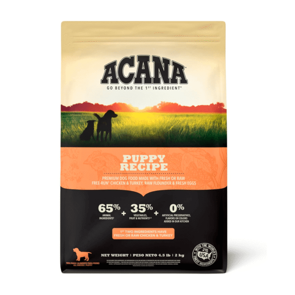 Acana Dog Puppy Recipe, 4.5lb | Premium High-Protein, Grain-Free Dry Dog Food