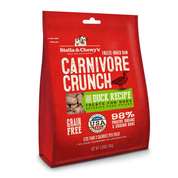 STELLA & CHEWY'S DOG CARNIVORE DUCK 3.25OZ
