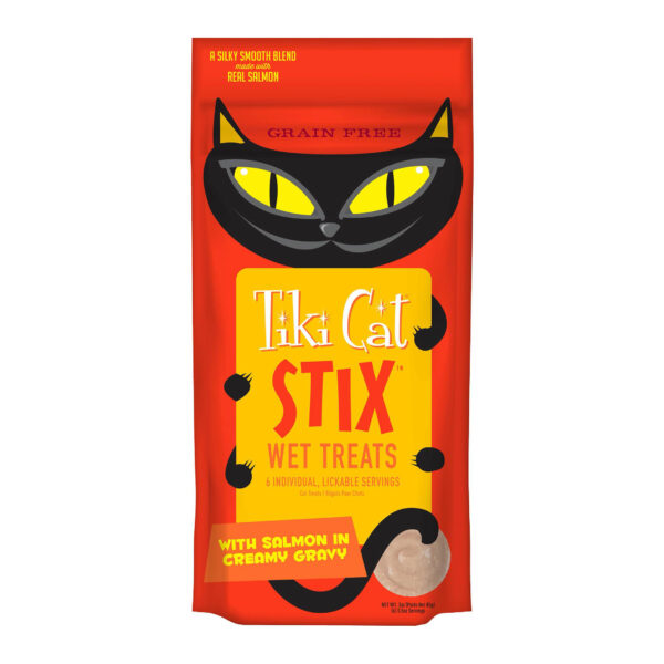 Tiki Pets 3oz (0.5 oz/6 pack) Mousse Salmon Cat Stix