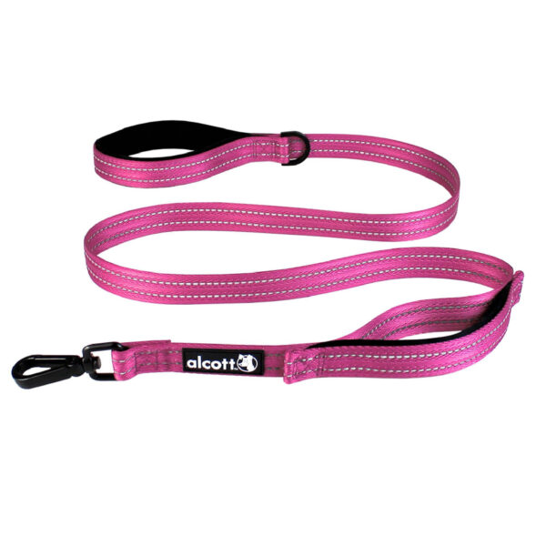Alcott Pink Traffic Dog Leash, 60" L, One Size Fits All