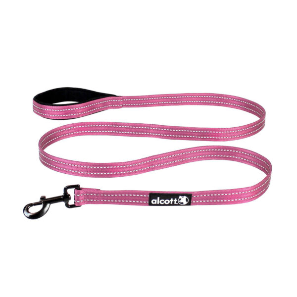 Alcott Adventure Dog Leash with Reflective Stitching & Neoprene Padded Handle, Large