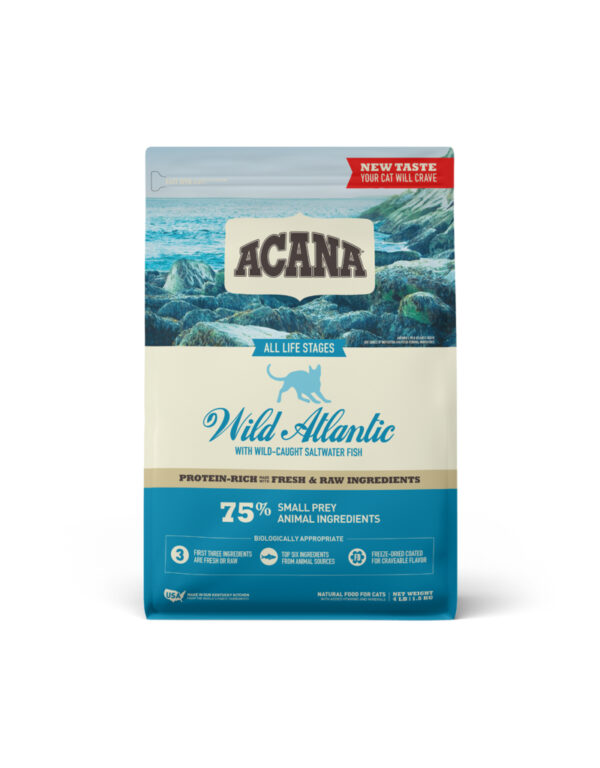 Acana Cat Wild Atlantic 4 lb -Rich Meat Cat Food