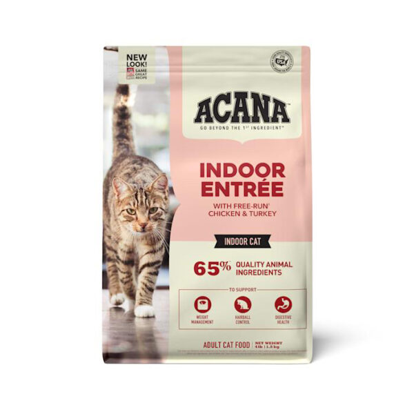 Acana Dry Cat Food for Indoor Cats Entrée Chicken Turkey Herring Rabbit lb