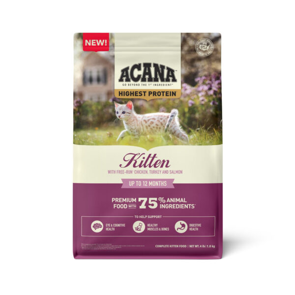 Acana Highest Protein Dry Food for Kittens