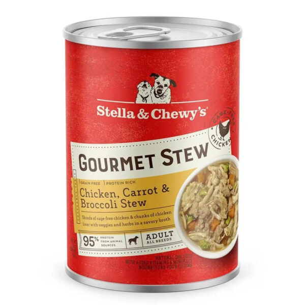 STELLA & CHEWY'S DOG GOURMET STEW CHICKEN, CARROT & BROCCOLI 12.5OZ