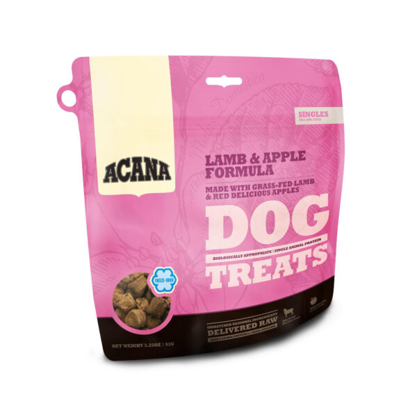 Acana Singles Lamb & Apple Freeze Dried Dog Treats 3.25oz
