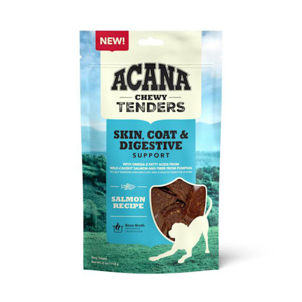 Acana Salmon Chewy Tenders Dog Treats 4oz